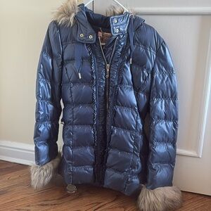 Blue metallic Juicy Couture jacket